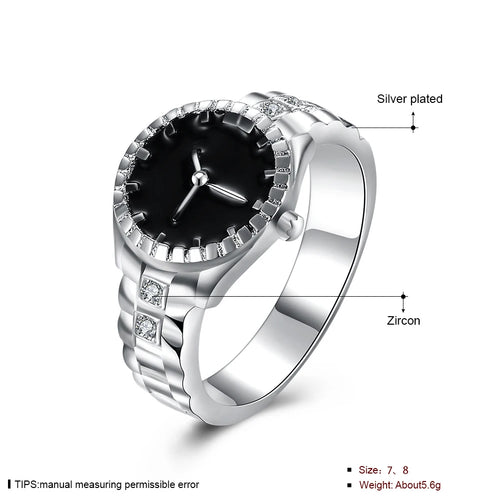 Silver Watch Ring