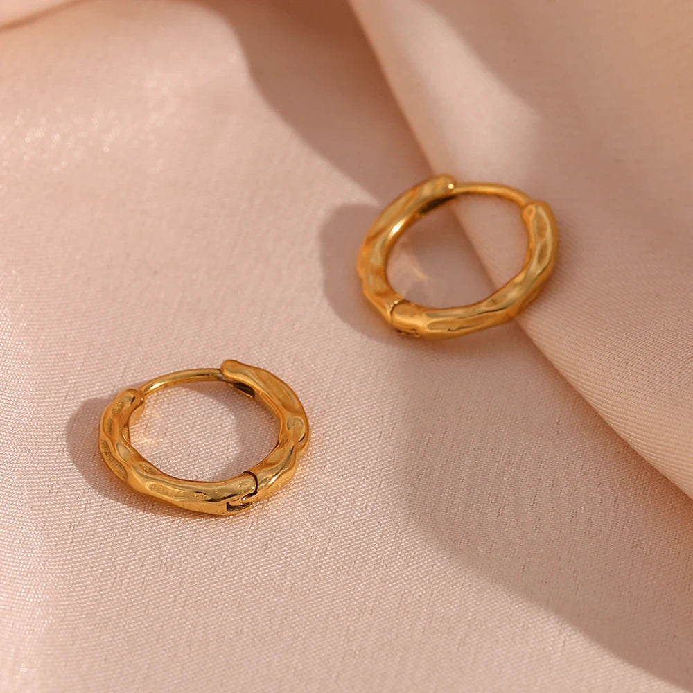 Gold Plated Hoop Earrings